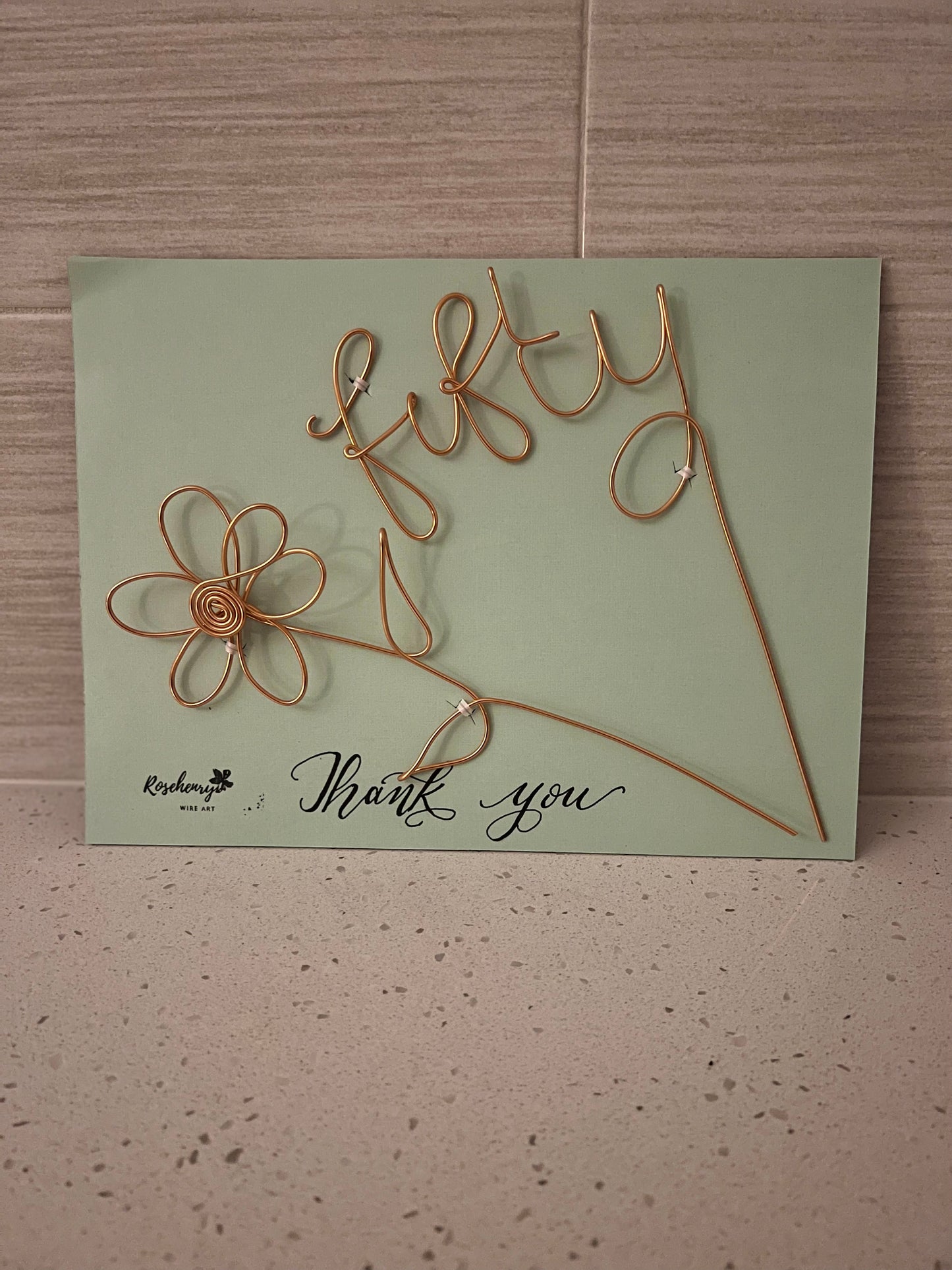 Cake topper - word