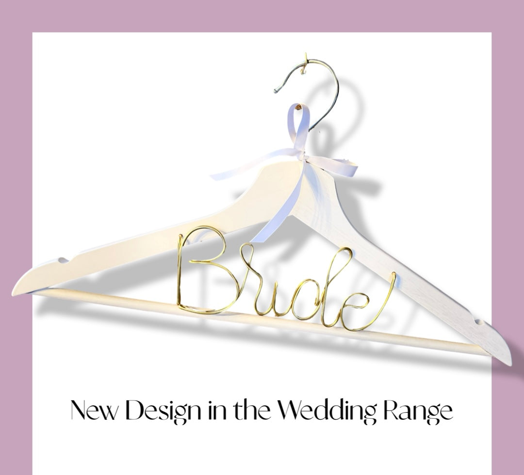 Bride dress hanger