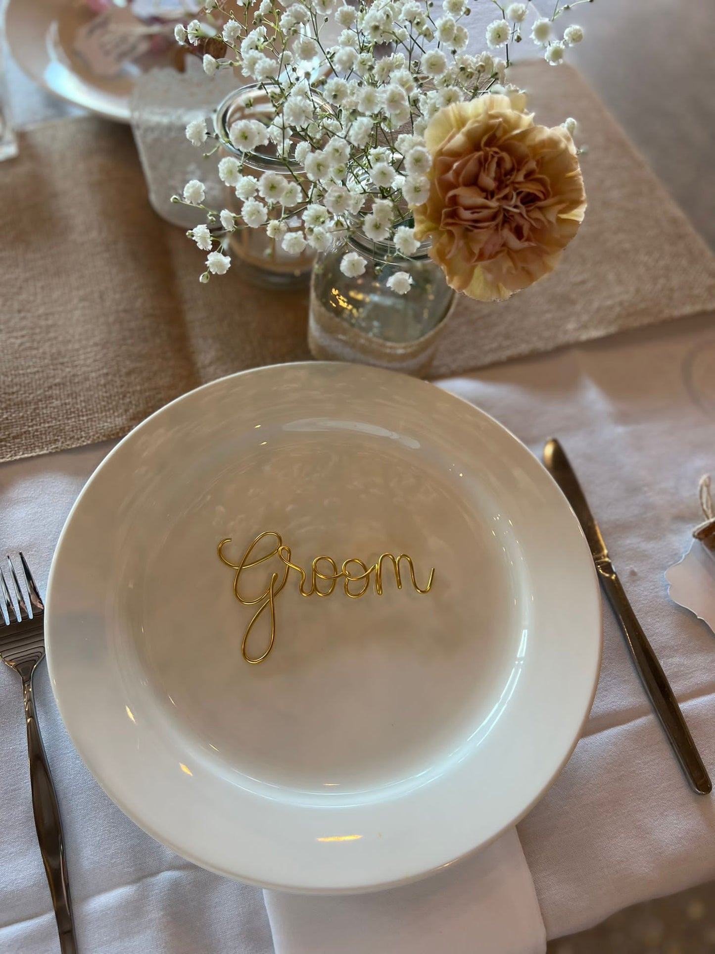 Wedding place cards