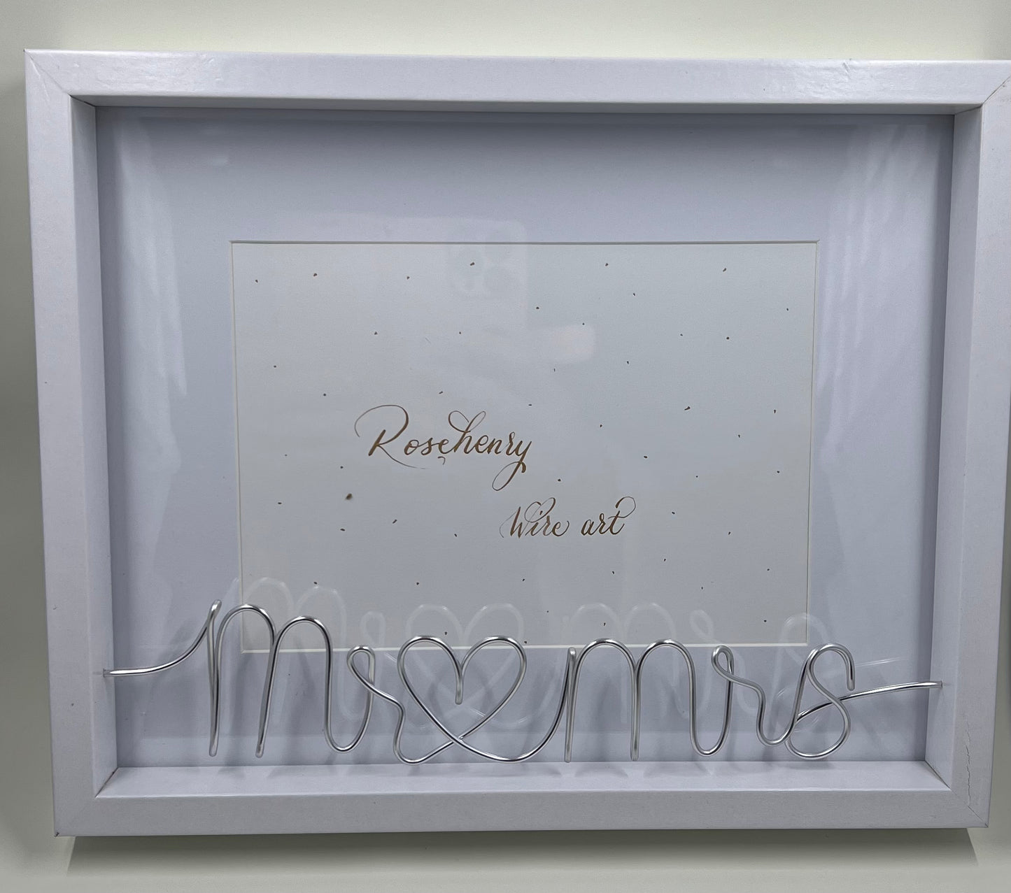 Mr & Mrs picture frame