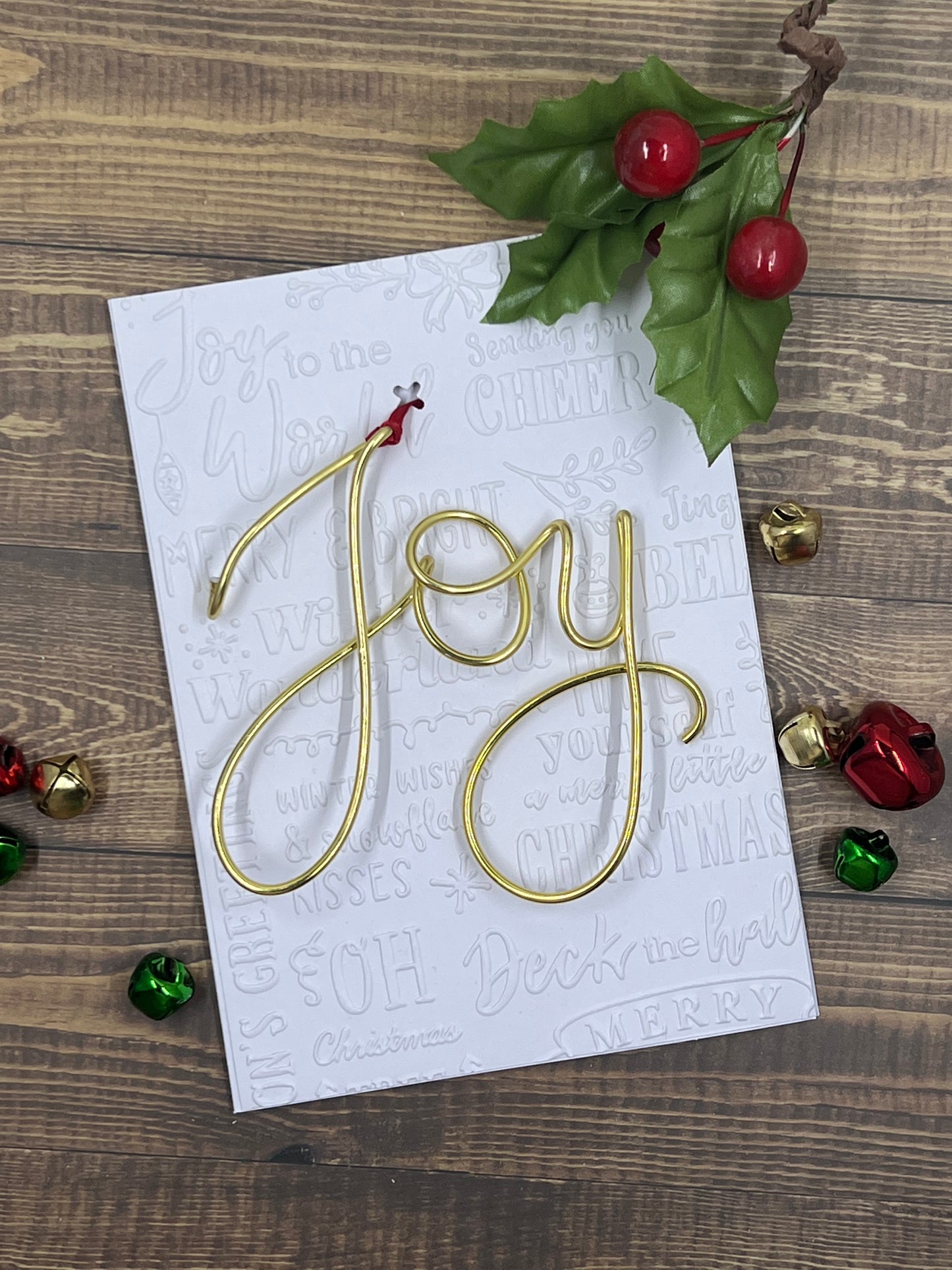 Joy Christmas card